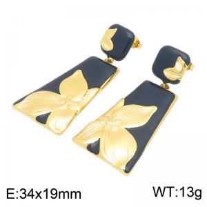 SS Gold-Plating Earring - KE134705-SP