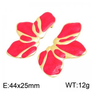SS Gold-Plating Earring - KE134768-SP