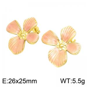 SS Gold-Plating Earring - KE134814-DM