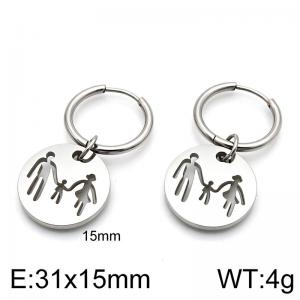 Stainless Steel Earring - KE134861-Z