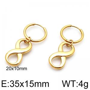SS Gold-Plating Earring - KE134868-Z