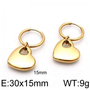 SS Gold-Plating Earring - KE134870-Z