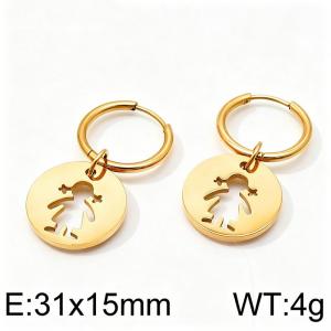 SS Gold-Plating Earring - KE134872-Z