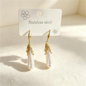 Stainless Steel Earrings with Christmas Elements Jewelry, Suitable for Daily Wear and Holiday Gifting - KE134953-SXSJ