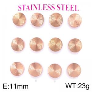 SS Rose Gold-Plating Earring - KE135129-HR