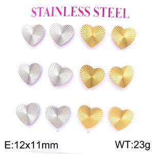SS Gold-Plating Earring - KE135137-HR