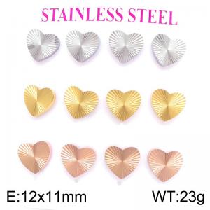 SS Rose Gold-Plating Earring - KE135138-HR