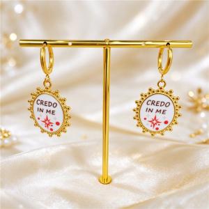 SS Gold-Plating Earring - KE135208-SXSJ