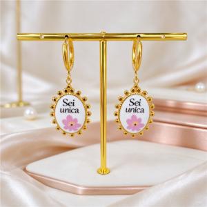 SS Gold-Plating Earring - KE135212-SXSJ