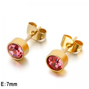 SS Gold-Plating Earring - KE28147-K