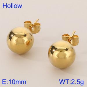 SS Gold-Plating Earring - KE51976-Z