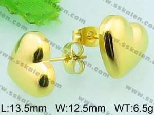 SS Gold-Plating Earring  - KE58942-Z