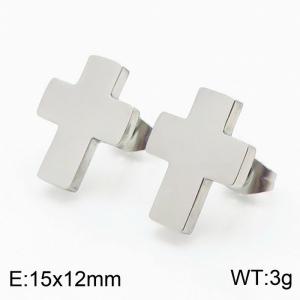Stainless Steel Earring - KE60739-K