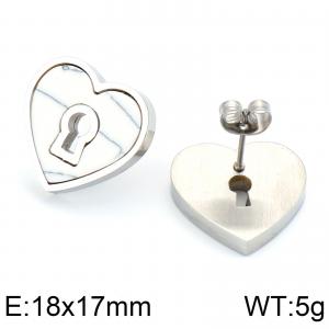 Stainless Steel Earring - KE61748-K