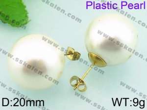 Plastic Earrings - KE63320-Z