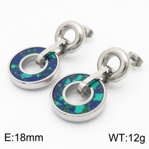 Stainless Steel Earring - KE64587-K