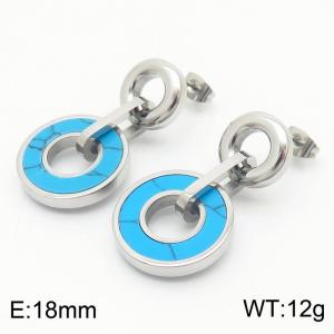 Stainless Steel Earring - KE64588-K