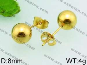 SS Gold-Plating Earring - KE65578-Z