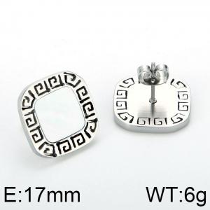 Stainless Steel Earring - KE65651-K