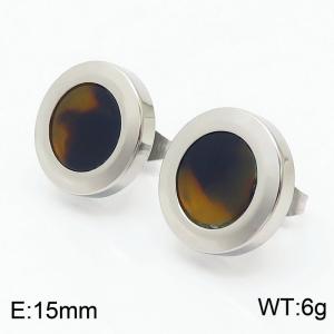 Stainless Steel Earring - KE65653-K