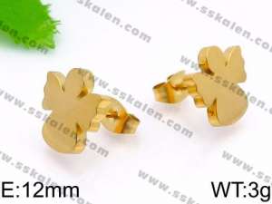 SS Gold-Plating Earring - KE71049-Z