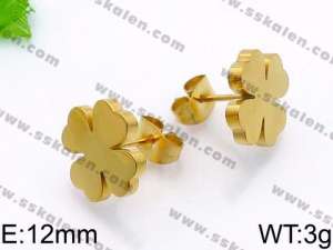 SS Gold-Plating Earring - KE71053-Z