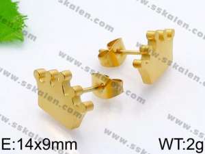SS Gold-Plating Earring - KE71062-Z