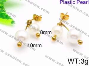 Plastic Earrings - KE72194-Z