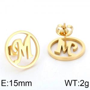 SS Gold-Plating Earring - KE74805-K