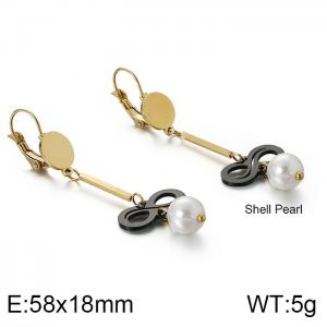 SS Gold-Plating Earring - KE86833-KFC