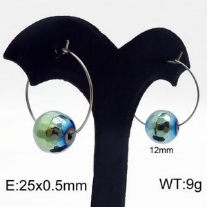 Stainless Steel Earring - KE87097-Z