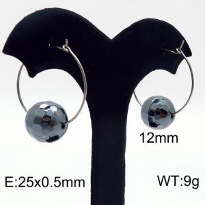 Stainless Steel Earring - KE87098-Z