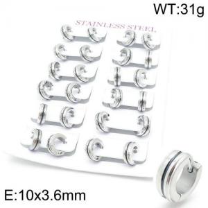 Stainless Steel Earring - KE95692-WJ