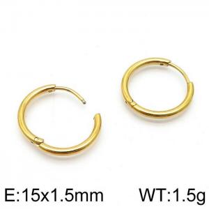 SS Gold-Plating Earring - KE96733-Z