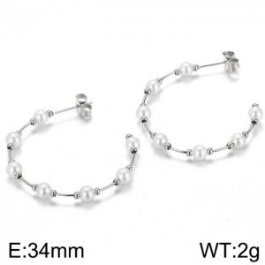 Stainless Steel Earring - KE98855-K