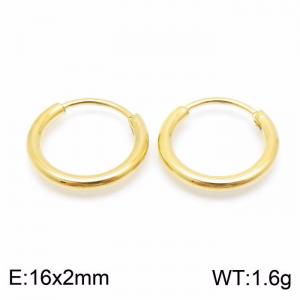 SS Gold-Plating Earring - KE99142-Z