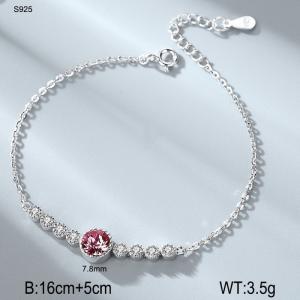 Sterling Silver Bracelet - KFB971-WGBY