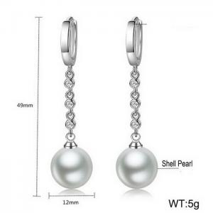 Sterling Silver Earring - KFE1177-WGBF