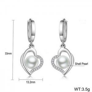 Sterling Silver Earring - KFE1187-WGBF