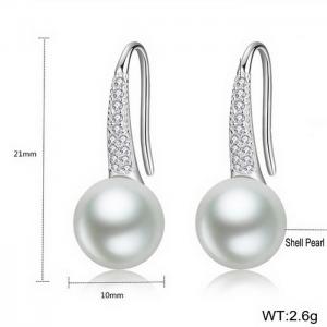 Sterling Silver Earring - KFE1207-WGBF