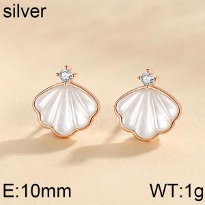 Sterling Silver Earring - KFE1239-WGJH