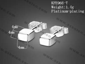 Sterling Silver Earring - KFE966-T