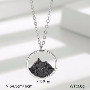 Sterling Silver Necklace - KFN1589-WGBY