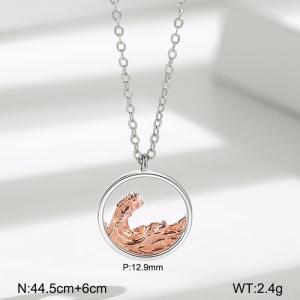 Sterling Silver Necklace - KFN1590-WGBY