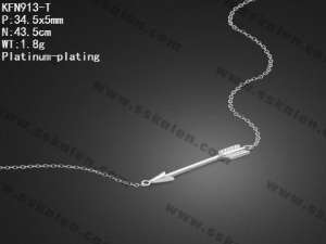 Sterling Silver Necklace - KFN913-T
