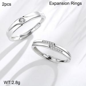 Sterling Silver Ring - KFR1378-WGBY