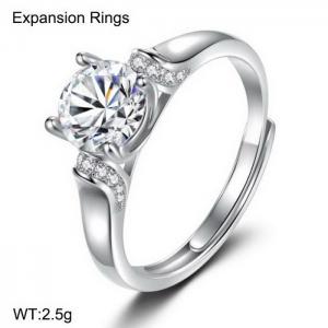 Sterling Silver Ring - KFR1394-WGBY