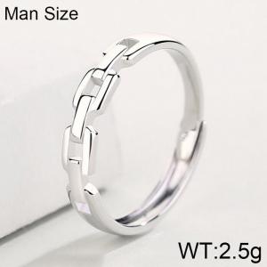 Sterling Silver Ring - KFR1427-WGJH
