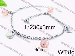 Stainless Steel Anklet - KJ1088-Z