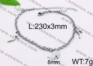 Stainless Steel Anklet - KJ1092-Z